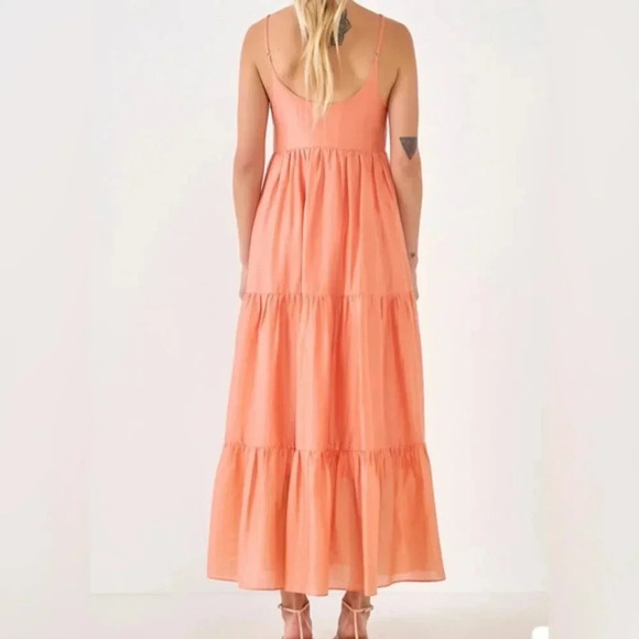 ENDLESS ROSE BUTTON DETAIL TIERED MAXI DRESS XS - Picture 2 of 8